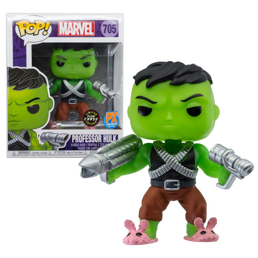 Funko Pop 6 Inch Marvel Professor Hulk 705 PX Exclusive Glow Chase