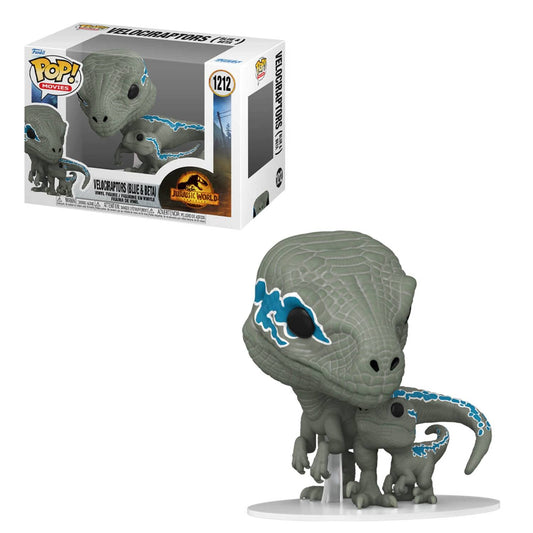 Funko Pop Movies Jurassic Park Velociraptors (Blue & Beta) 1212