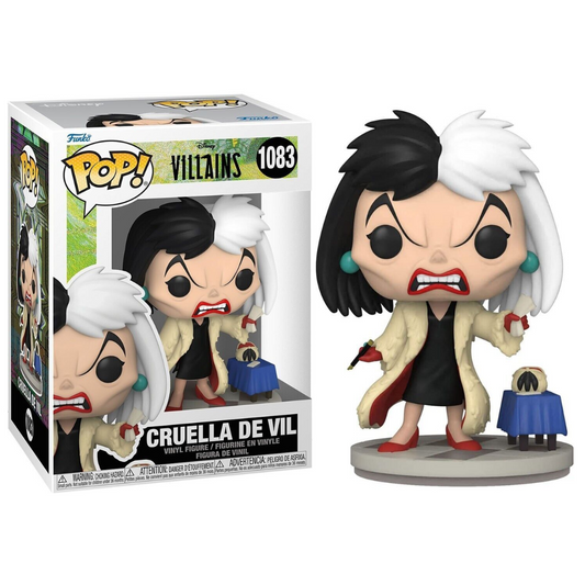 Funko Pop Disney Villains Cruella De Vil 1083