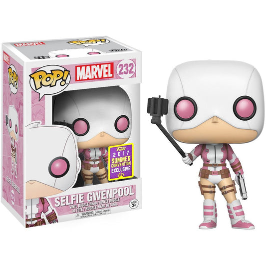 Funko Pop Marvel Selfie Gwenpool 232 2017 Summer Convention Exclusive