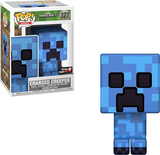 Funko Pop Minecraft Charged Creeper 327 Gamestop Exclusive