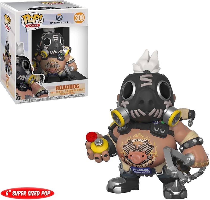 Funko Pop 6 Inch Games Overwatch Roadhog 309