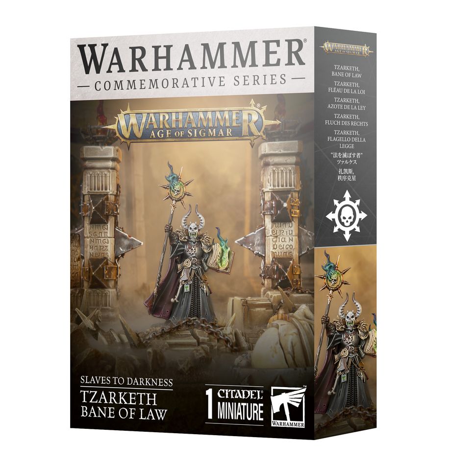 Games Workshop Warhammer Age of Sigmar Commemorative Series Slaves to Darkness Tzarketh Bane of Law