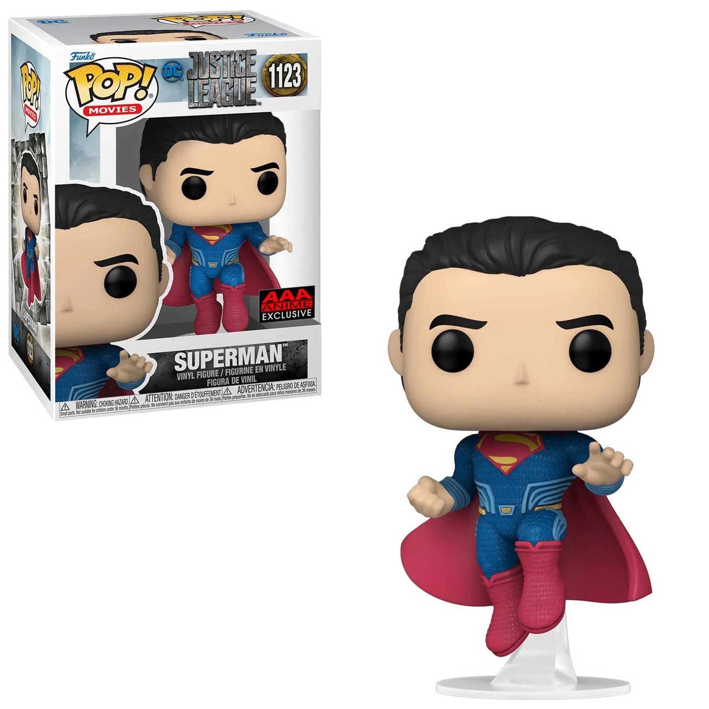 Funko Pop DC Comics Justice League Superman 1123 AAA Anime Exclusive