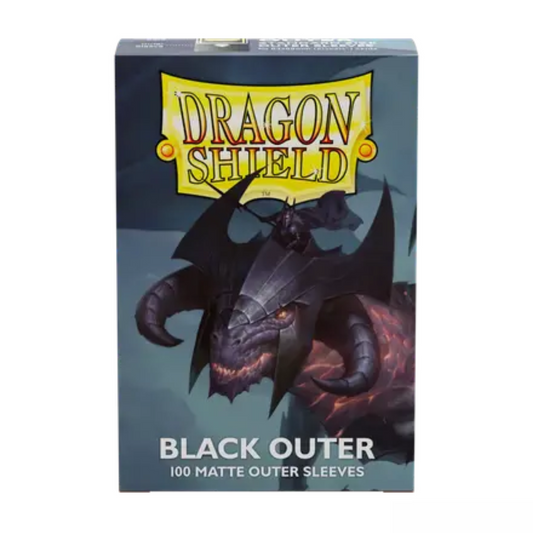 Sleeves: Dragon Shield: Outer Sleeves Matte: Black (100)