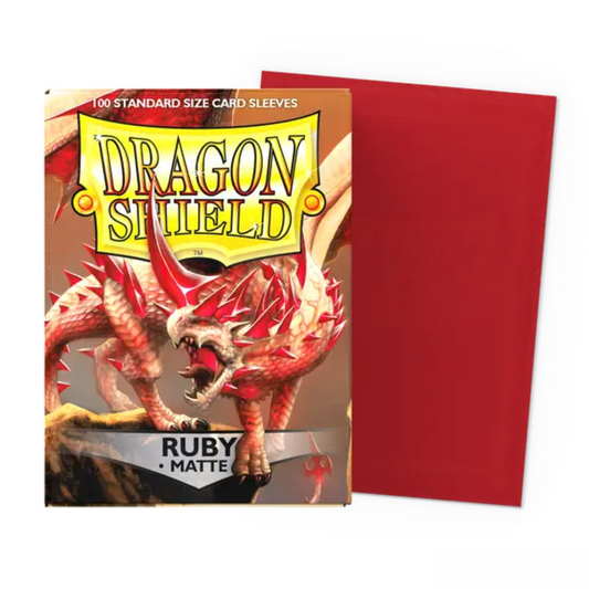 Sleeves: Dragon Shield: Matte: Ruby (100)