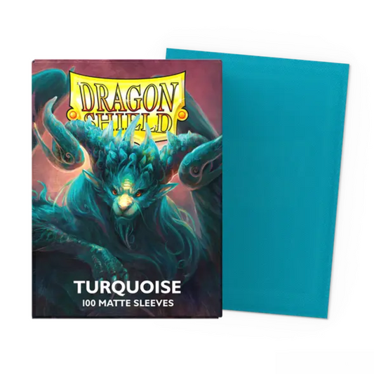 Sleeves: Dragon Shield: Matte: Turquoise Atebeck (100)