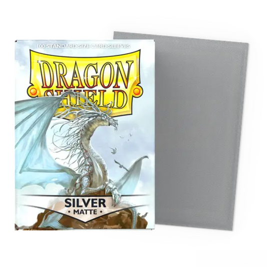 Sleeves: Dragon Shield: Matte: Silver (100)