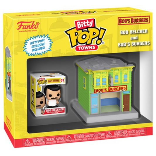 Funko Bitty Pop Towns Bob's Burgers Bob Belcher and Bob's Burgers