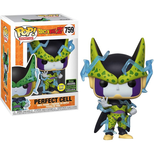 Funko Pop Dragon Ball Z Perfect Cell 759 2020 Spring Convention GITD