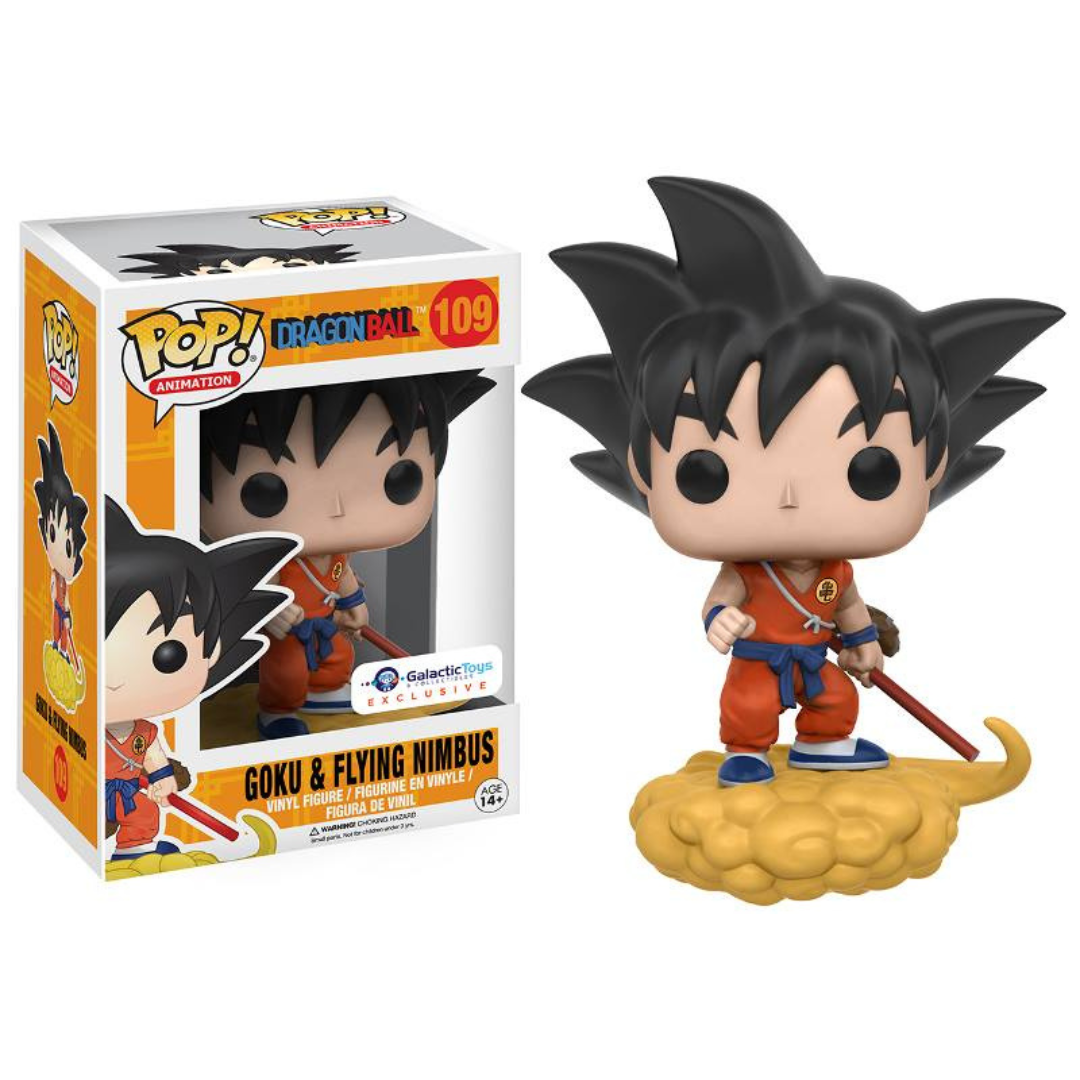 Funko Pop Dragon Ball Goku & Flying Nimbus 109 Galactic Toys Exclusive