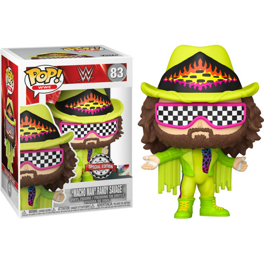 Funko Pop WWE "Macho Man" Randy Savage 83 Special Edition