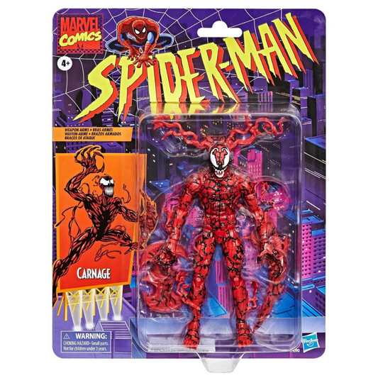 Hasbro Marvel Comics Legends Spider-Man Retro Carnage