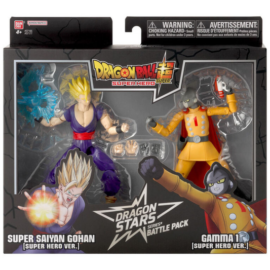 Dragon Ball Super Anime Dragon Stars Battle Pack Saiyan Gohan v Gamma 1 Hero (Super Hero Version)