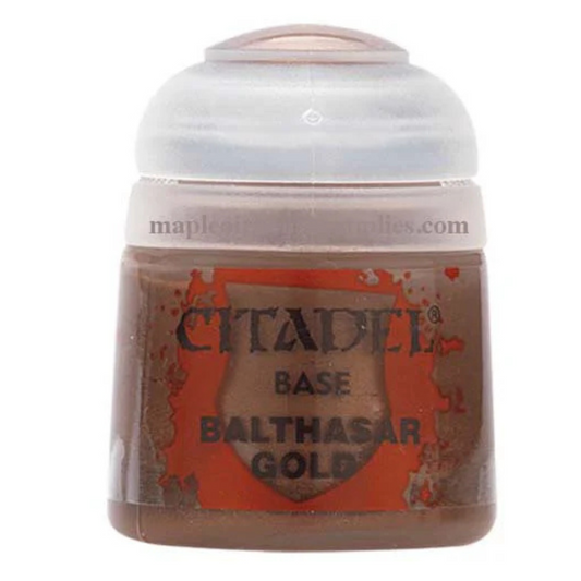 Games Workshop Warhammer Paint Citadel Base Balthasar Gold 12ML