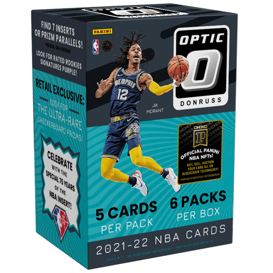 NBA Panini 2021-22 Donruss Optic Basketball Trading Card Blaster Box