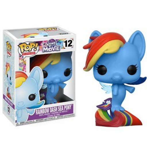 Funko Pop My Little Pony Movie Rainbox Dash Sea Pony 12