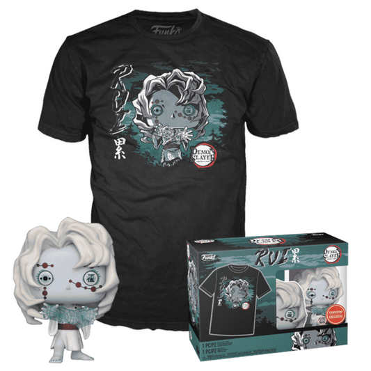 Funko Pop Tees Demon Slayer Rui - Size M Gamestop Exclusive GITD