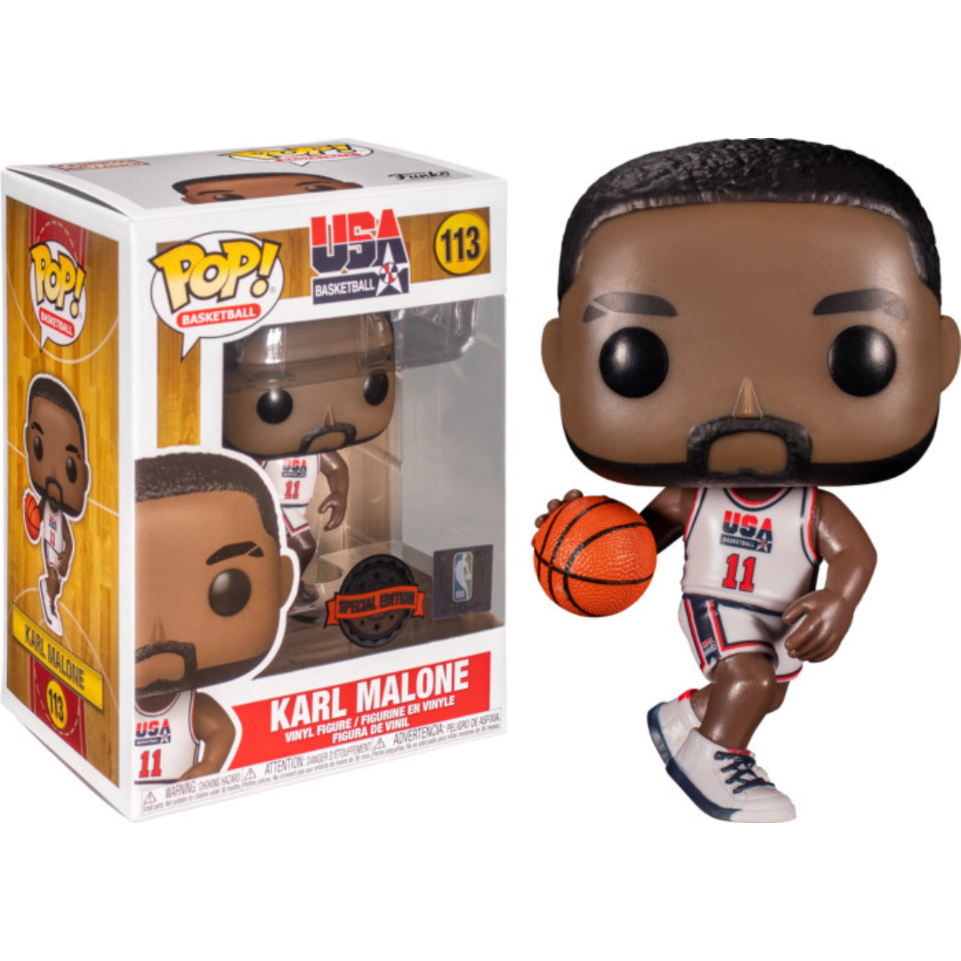 Funko Pop Sports NBA Karl Malone 113 Special Edition