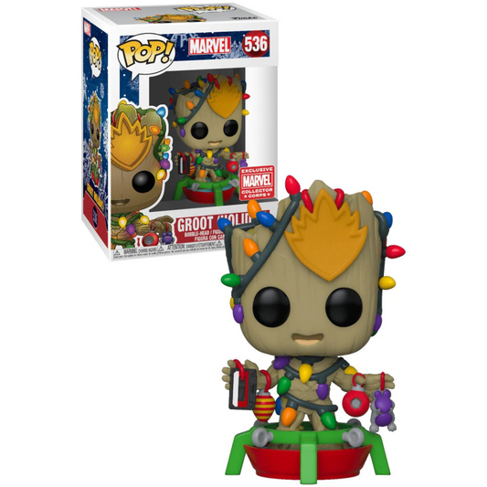 Funko Pop Marvel Groot (Holiday) 536 Marvel Collector Corps