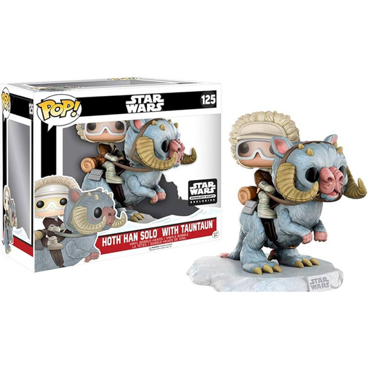 Funko Pop Star Wars Hoth Han Solo with Tauntaun 125 Smuggler's Bounty Exclusive