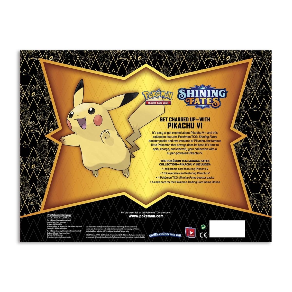 Pokemon Shining Fates Collection (Pikachu V)