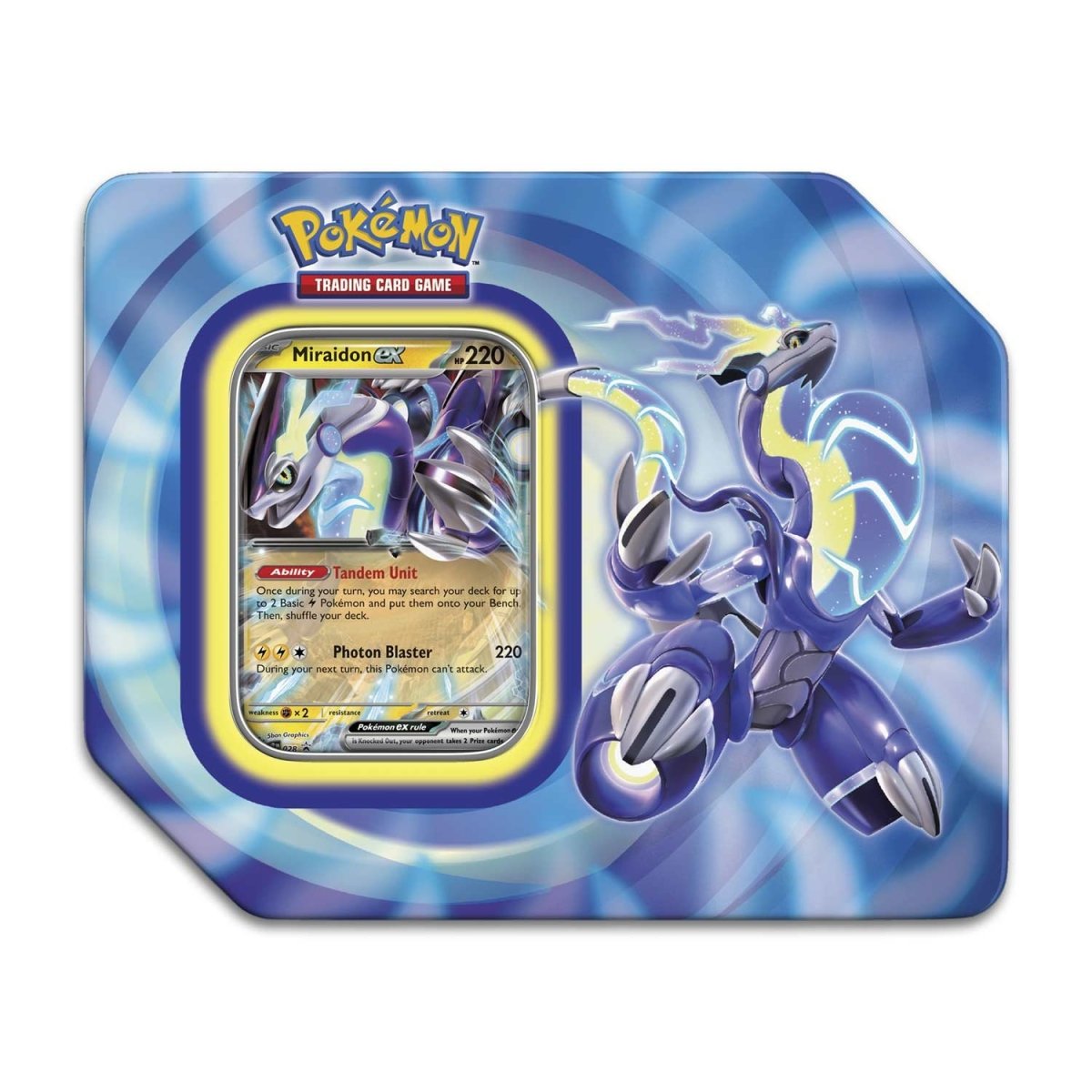 Pokemon Paldea Legends Tin (Miraidon ex)