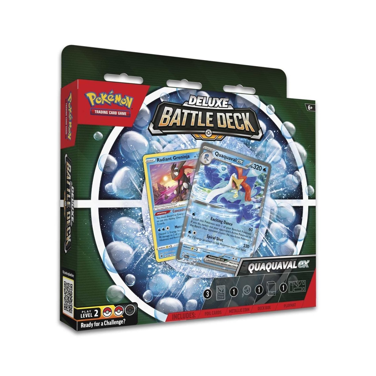 Pokemon Quaquaval Ex Deluxe Battle Deck