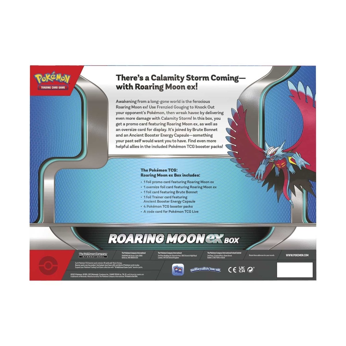 Pokemon Roaring Moon ex Box