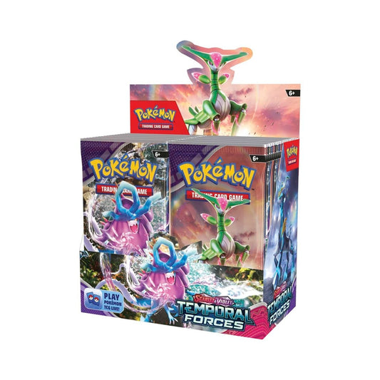 Pokemon Scarlet & Violet-Temporal Forces Booster Display Box (36 Packs)