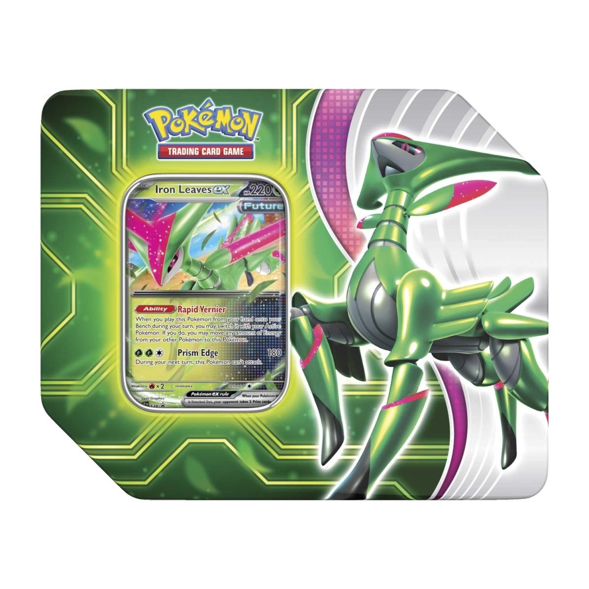 Pokemon Paradox Clash Tin (Iron Leaves ex)