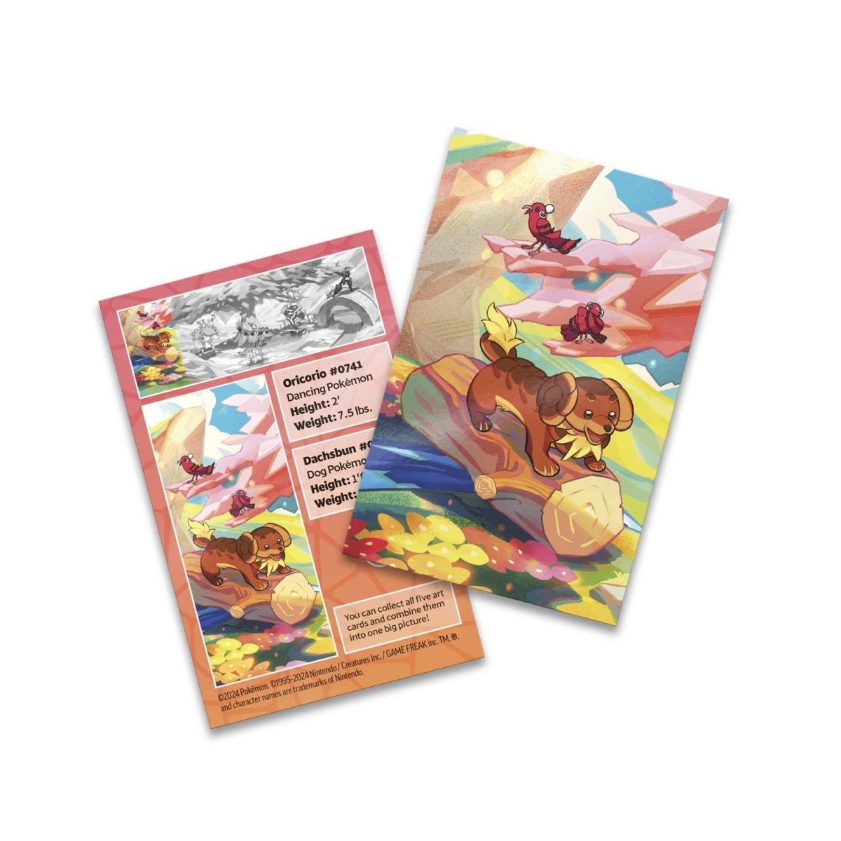 Pokemon Vibrant Paldea Mini Tin (Oricorio & Dachsbun)