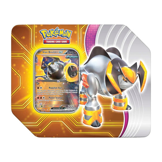 Pokemon Paradox Destinies Tin (Iron Boulder ex)