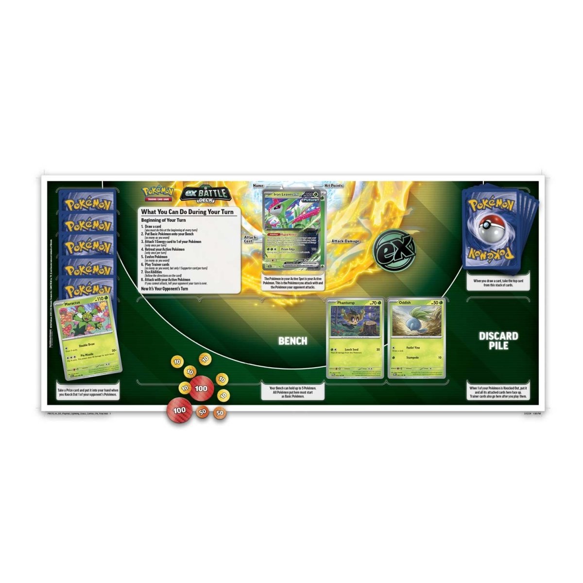 Pokemon Iron Leaves ex Battle Deck