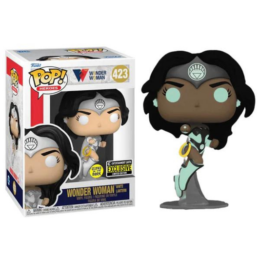 Funko Pop DC Wonder Woman White Lantern 423 Entertainment Earth Exclusive