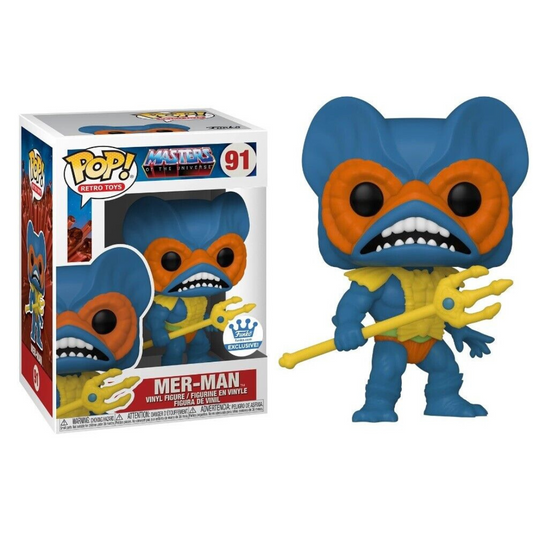 Funko Pop Master of the Universe MOTU Mer-Man 91 Funko Exclusive