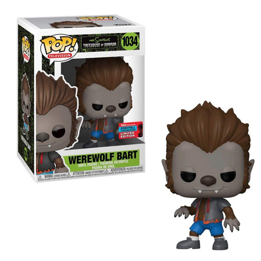 Funko Pop The Simpsons Werewolf Bart 1034 2020 Fall Convention