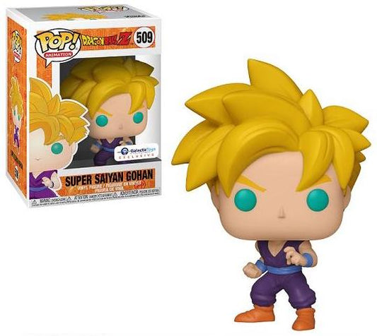 Funko Pop Anime Dragon Ball Z Super Saiyan Gohan 509 Galactic Toys Exclusive