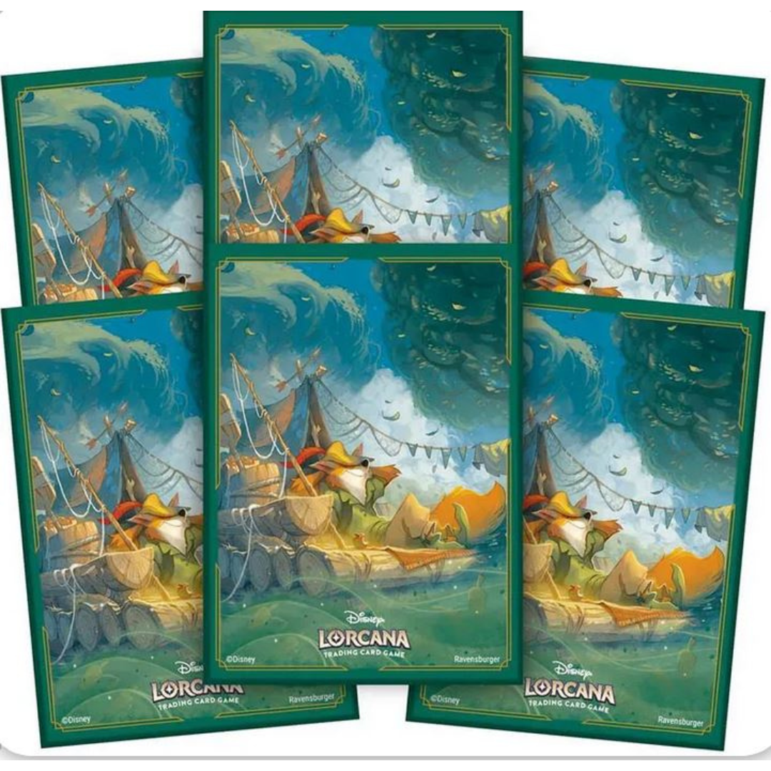 Disney Lorcana Card Sleeves: Robin Hood (65) [Inklands]