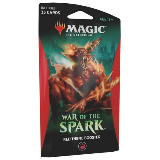 Magic: The Gathering War of the Sparks Red Theme Booster