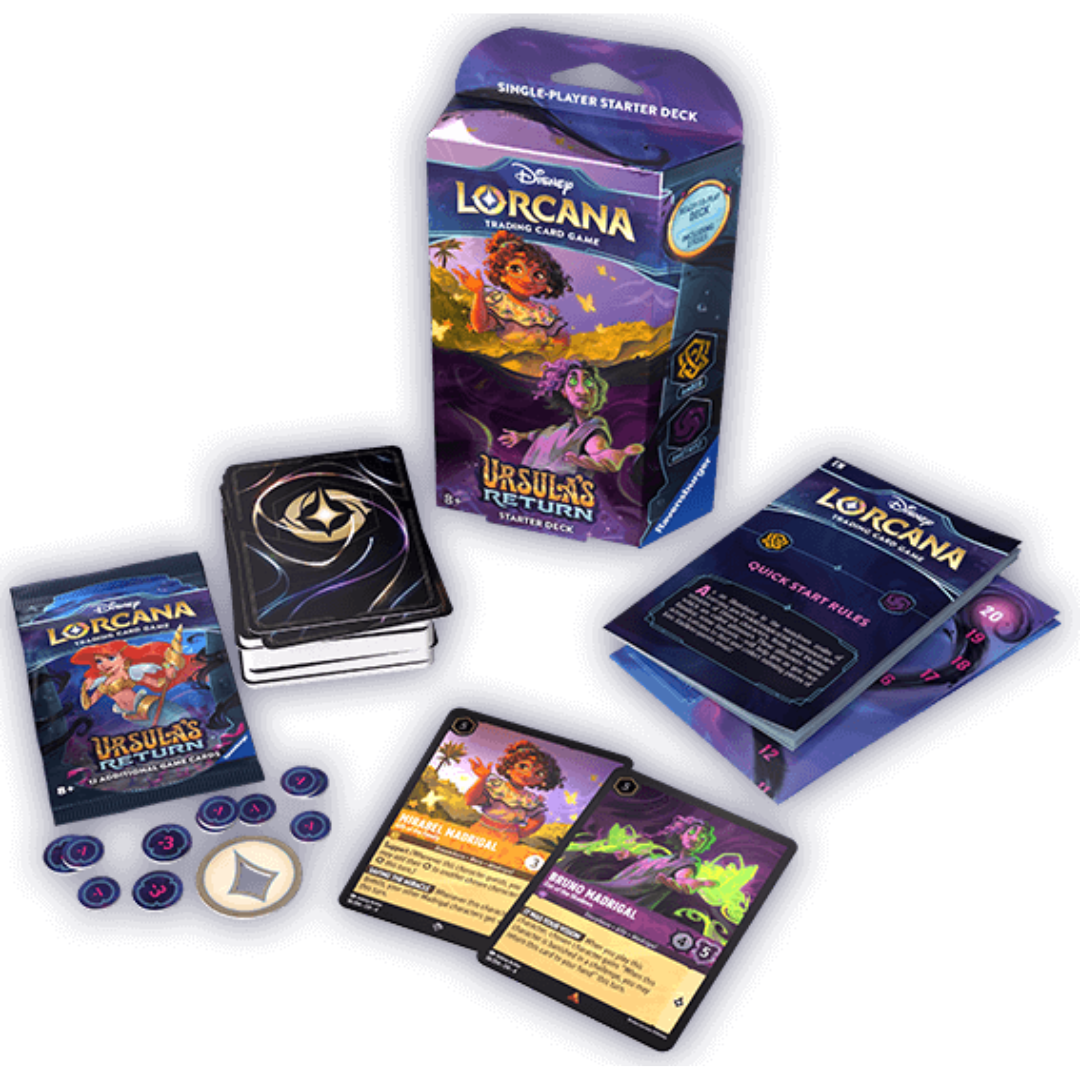 Disney Lorcana TCG: Ursula's Return: Starter Deck (Amber, Amethyst)