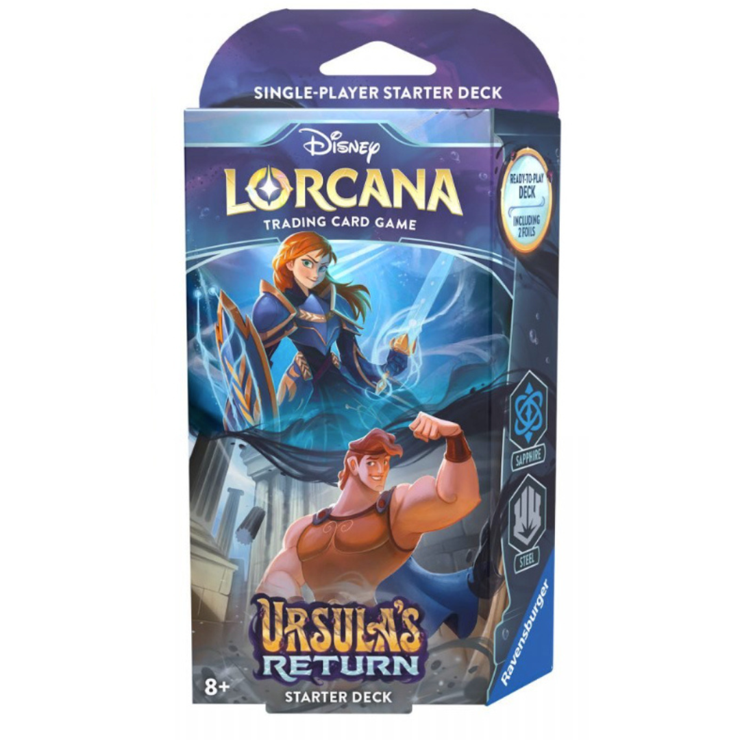 Disney Lorcana TCG: Ursula's Return: Starter Deck (Sapphire, Steel)