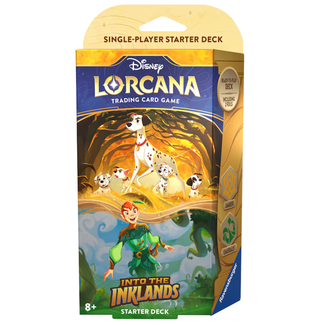 Disney Lorcana TCG: Into the Inklands: Starter Deck (Amber, Emerald)