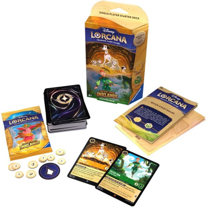 Disney Lorcana TCG: Into the Inklands: Starter Deck (Amber, Emerald)