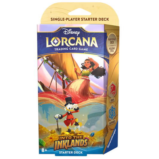 Disney Lorcana TCG: Into the Inklands: Starter Deck (Ruby, Sapphire)