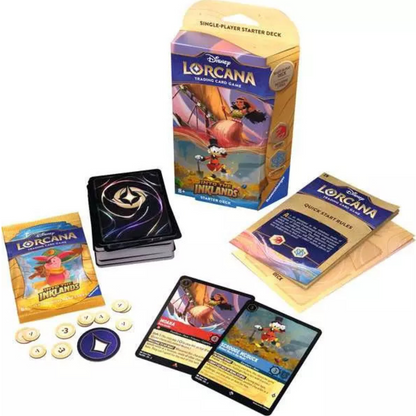 Disney Lorcana TCG: Into the Inklands: Starter Deck (Ruby, Sapphire)