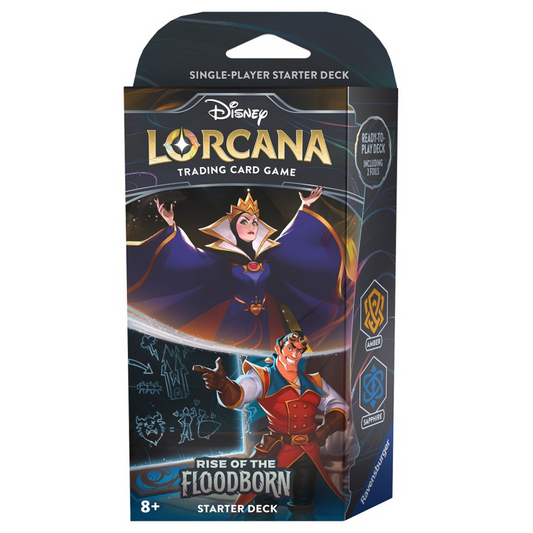 Disney Lorcana TCG: Rise of the Floodborn: Starter Deck (Amber, Sapphire)