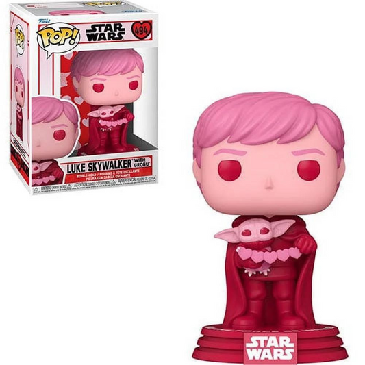 Funko Pop Star Wars Luke Skywalker with Grogu 494