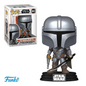 Funko Pop Star Wars The Mandalorian with Darksaber