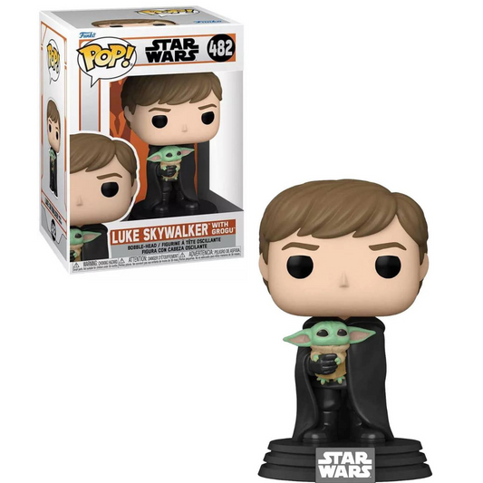 Funko Pop Star Wars Luke Skywalker with Grogu 482